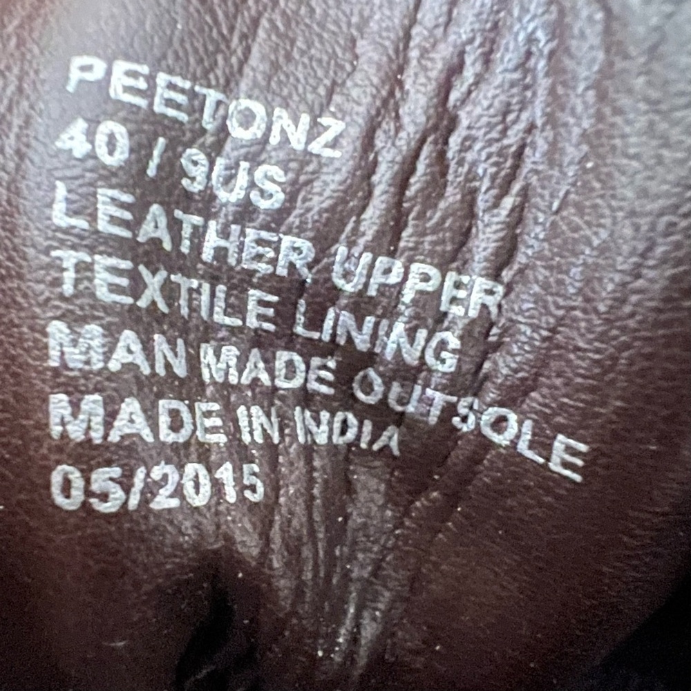 Dune London Peetonz Brown Lace Up Boots with Vintage Finish - Picture 7 of 9